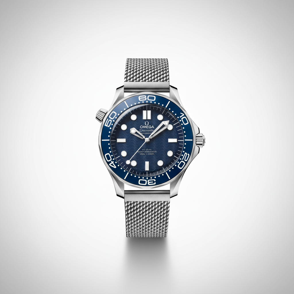 OMEGA Seamaster 300M James Bond 60th Anniv 42mm Blue Dial