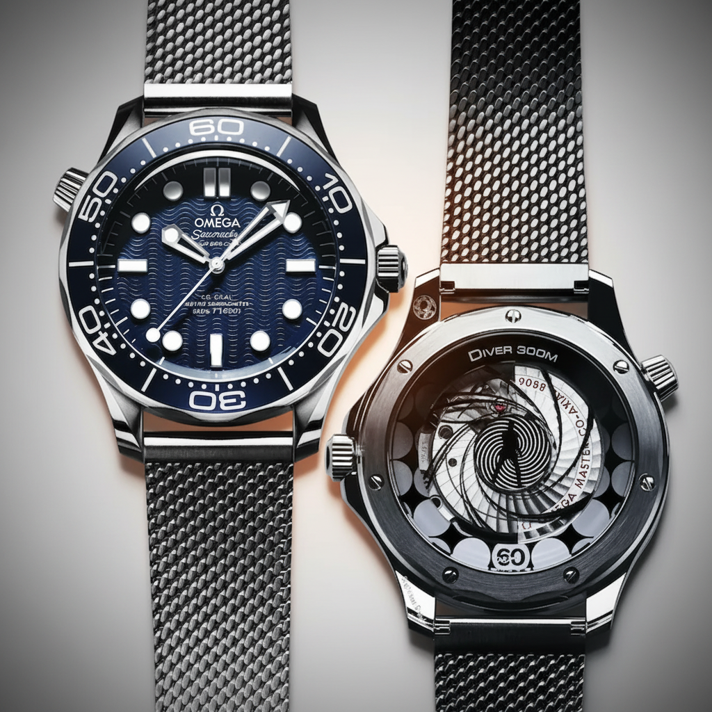 OMEGA Seamaster 300M James Bond 60th Anniv 42mm Blue Dial